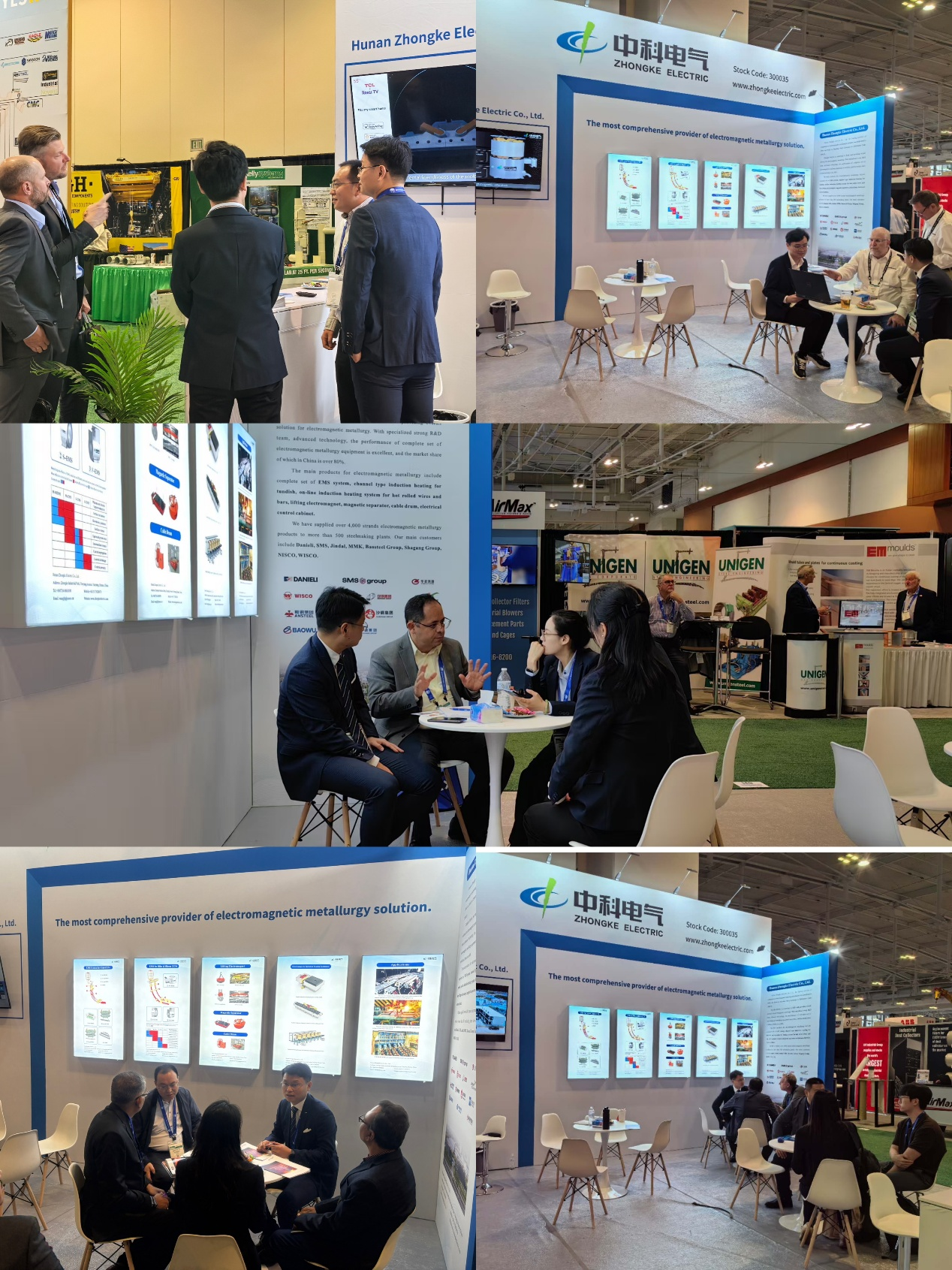 Aistech 2025の磁気セパレーターとケーブルドラム