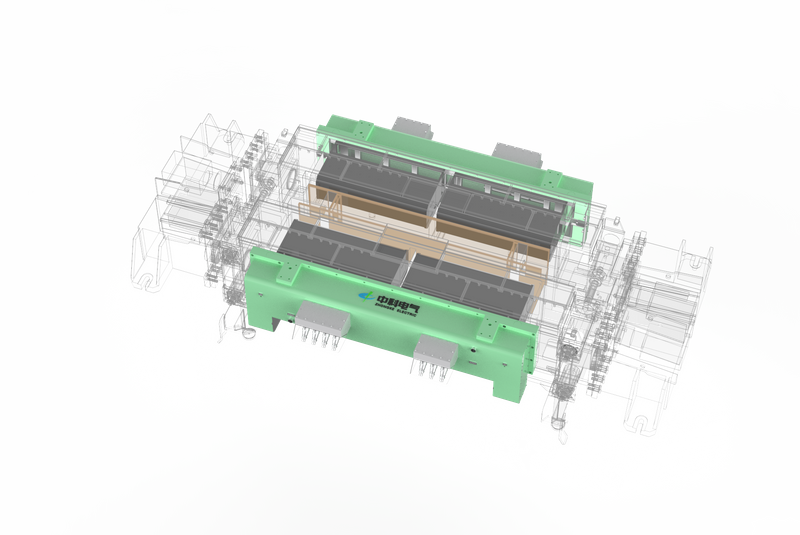 スラブCCM用マルチモードモールド電磁撹拌機（MM-EMS）