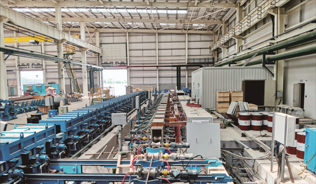 連続ローリングバー用の高効率で正確な温度制御誘導加熱システム