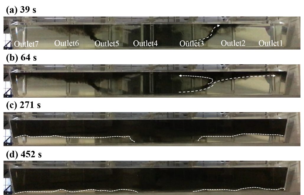 P3の場合のインク分散軌道