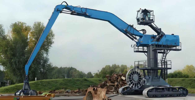 スクラップ処理用の電動ケーブルリール 